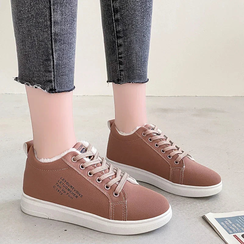 Harlee Sneakers | Velvet Autumn-Ready Sneakers for Women