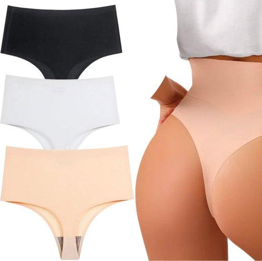 Genevieve Underwear | Seamless High Waist Thong (3-Pack)