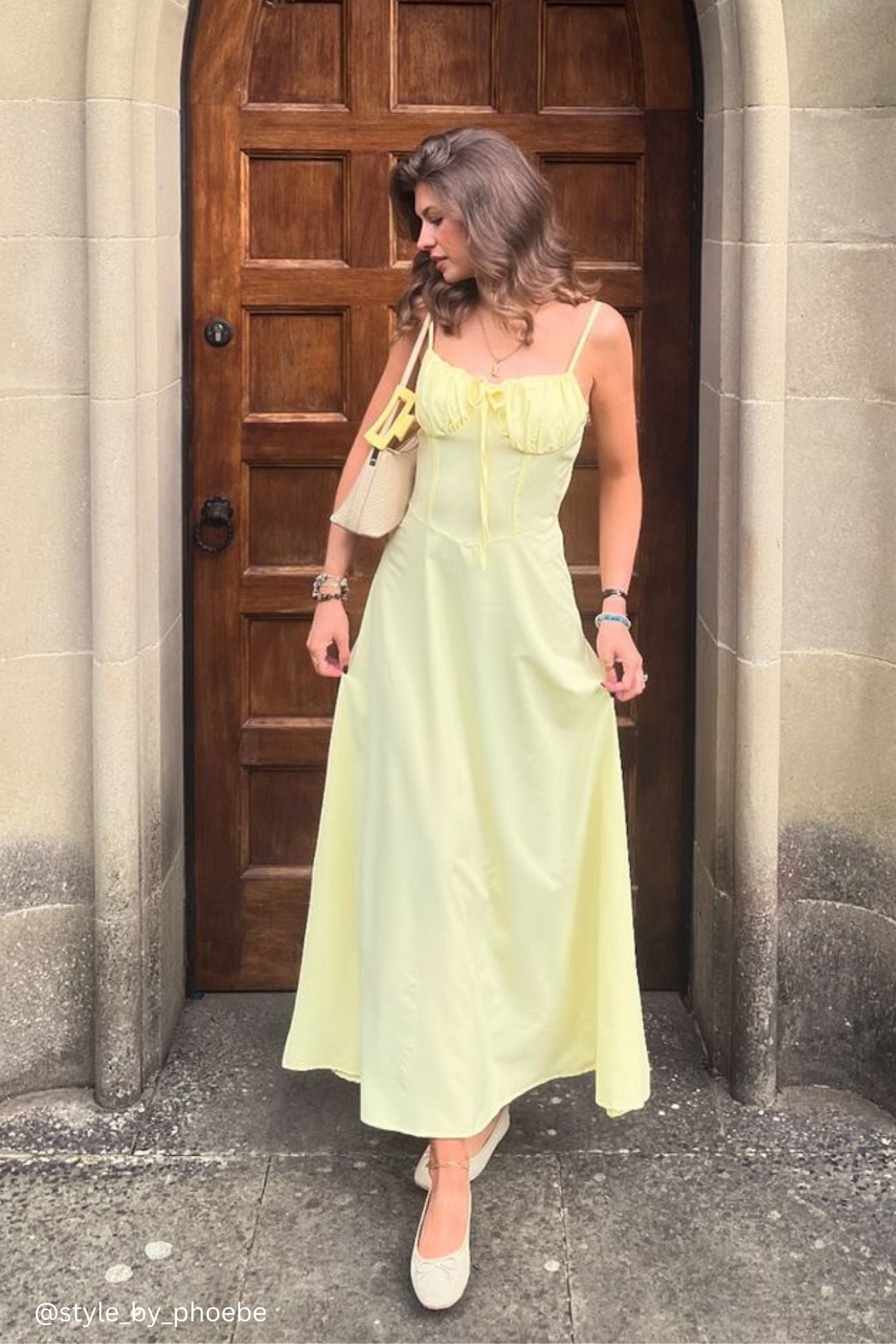 Dysera Dress | Corset Maxi Dress with Lace-Up Back and Flowing Summer Fit