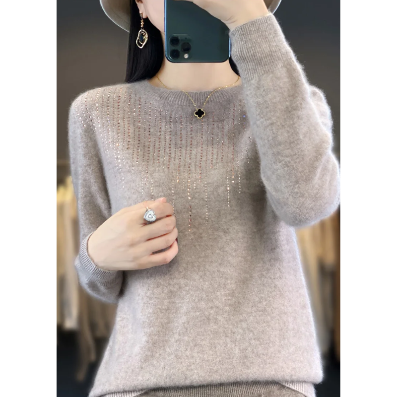 Gretha Sweater | Soft Knitted Sweater with Sparkling Details