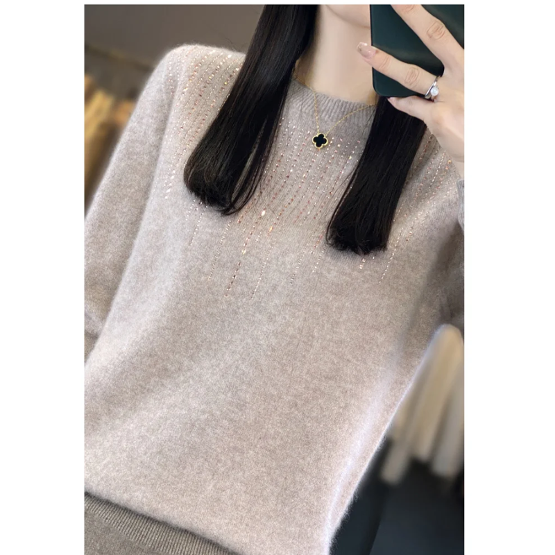 Gretha Sweater | Soft Knitted Sweater with Sparkling Details