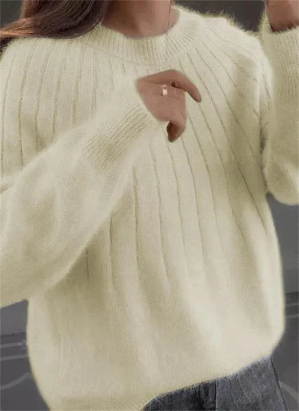 Giselle Sweater | Fluffy Cashmere Knit Sweater