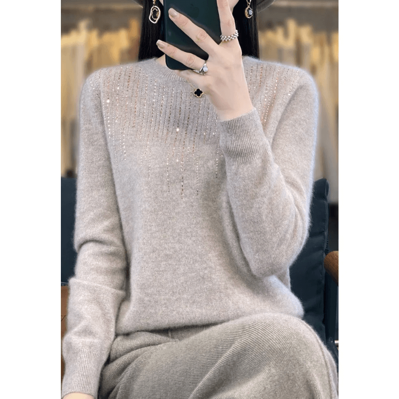 Jelani Sweater | Soft Knit Sweater with Sparkling Detail