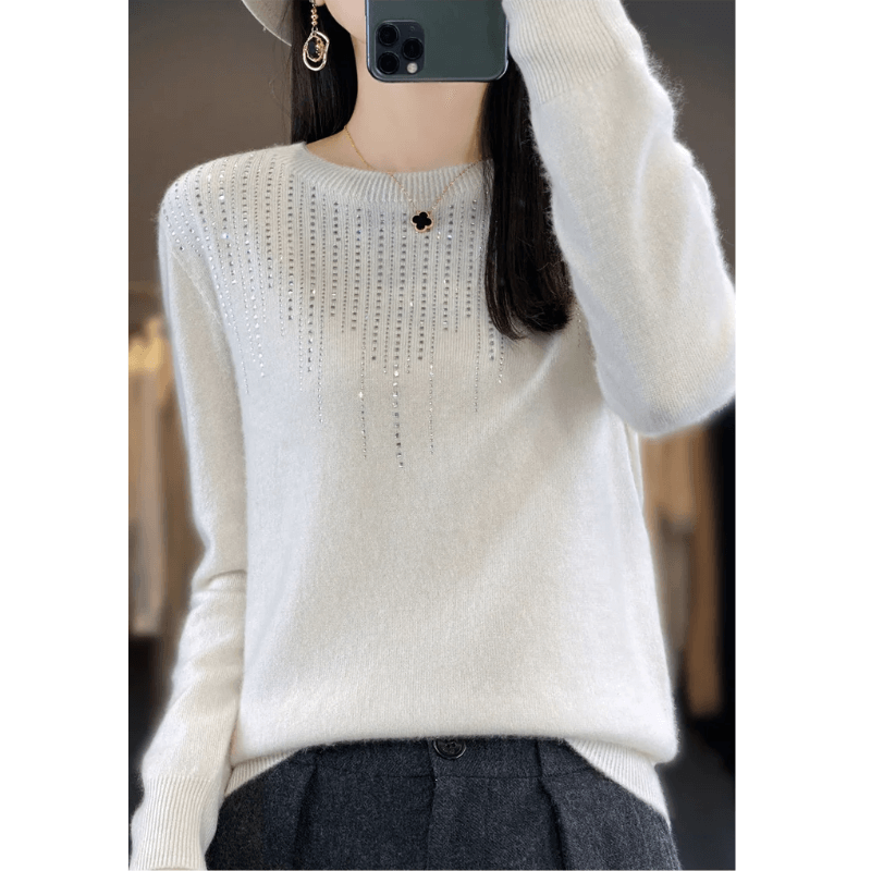 Jelani Sweater | Soft Knit Sweater with Sparkling Detail