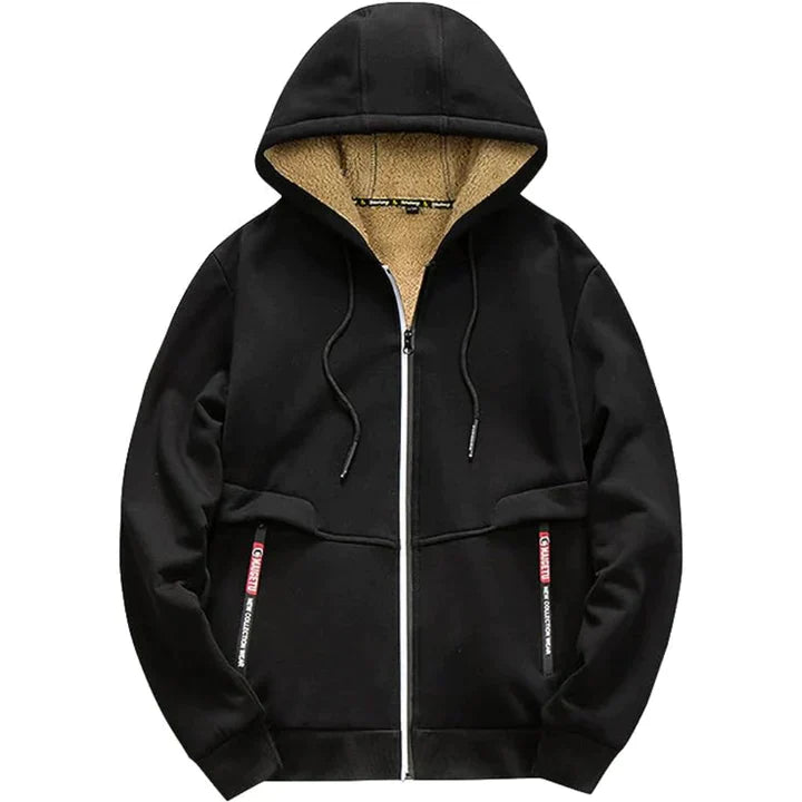 Harlan Hoodie | Fleece-Lined Zip-Up Hoodie