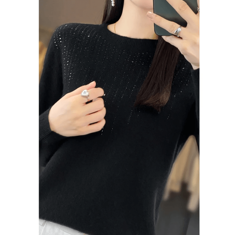 Jelani Sweater | Soft Knit Sweater with Sparkling Detail