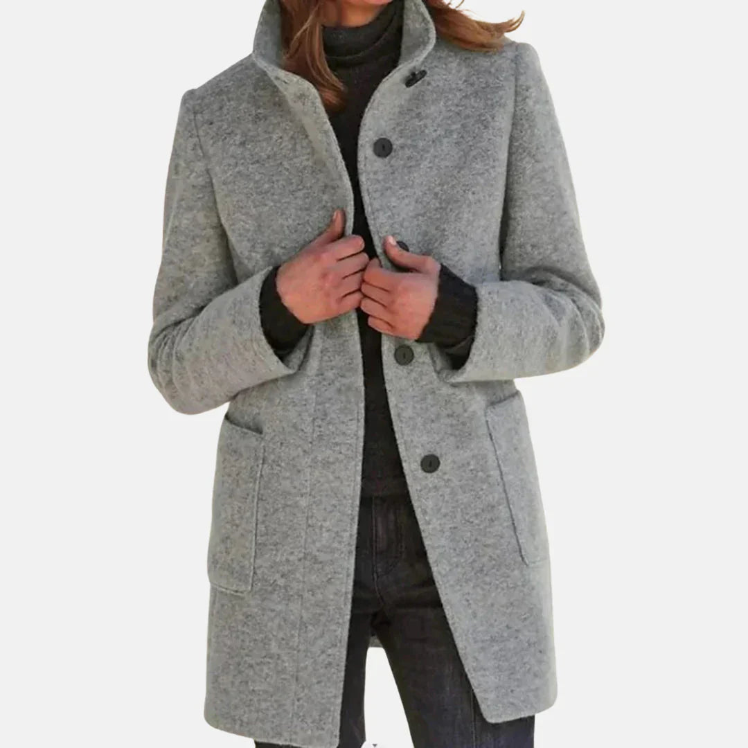 Remi Coat | Women’s Autumn Vintage Wool-Blend Tweed Coat