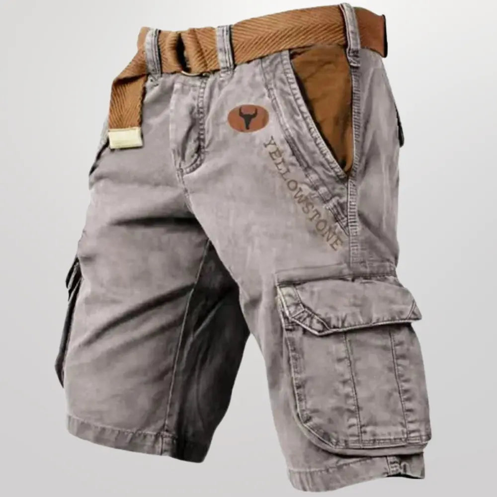 Fenella Shorts | Men’s Vintage Cargo Shorts with Utility Pockets and Relaxed Summer Fit