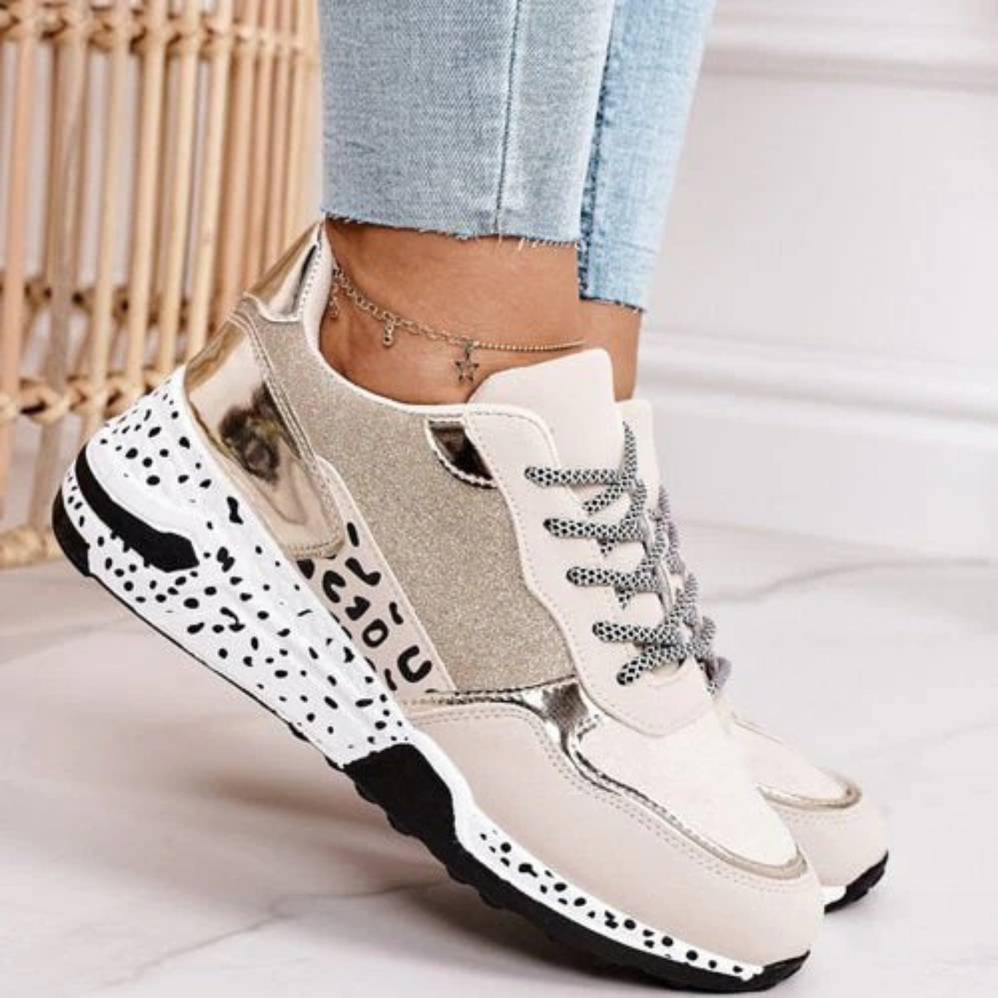 Yaritza Lace-Up Shoes | Women’s Lightweight Supportive Shoes for Everyday Wear