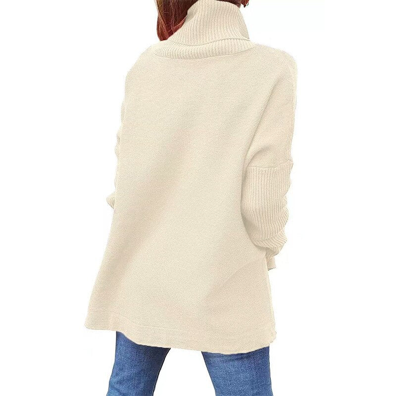 Ronna Jumper | Women’s Autumn Comfortable Turtleneck Sweater