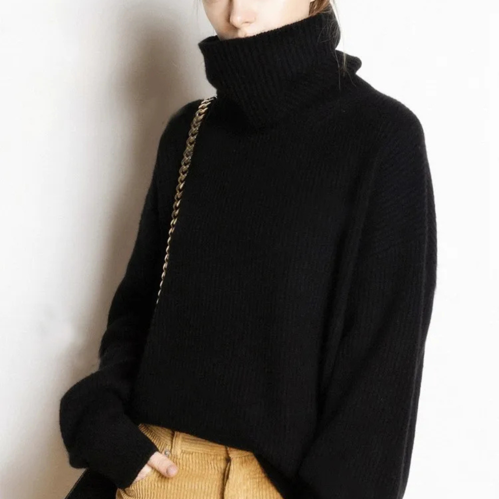 Reanna Jumper | Women’s Autumn Oversized Polo Collar Jumper