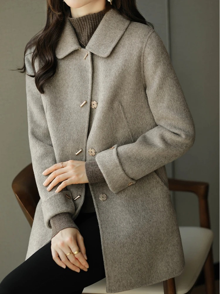 Farah Coat | Elegant Tailored Wool Trench Coat