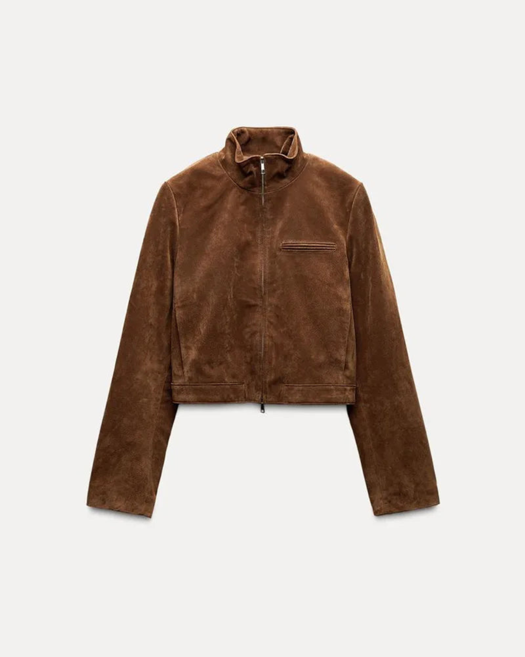 Rashida Jacket | Women's Autumn Suede Cropped Jacket
