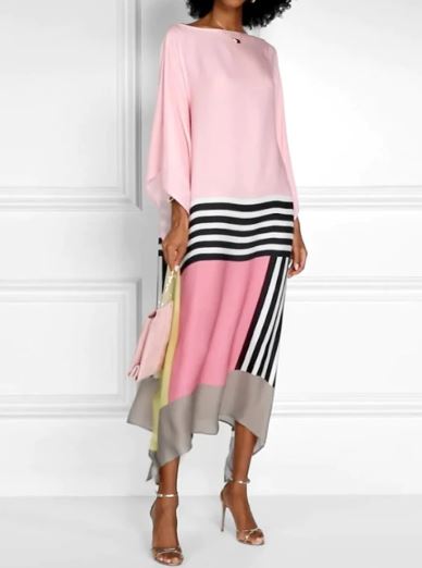 Vevina Dress | Elegant Wide-Sleeve Dress for Timeless Chic