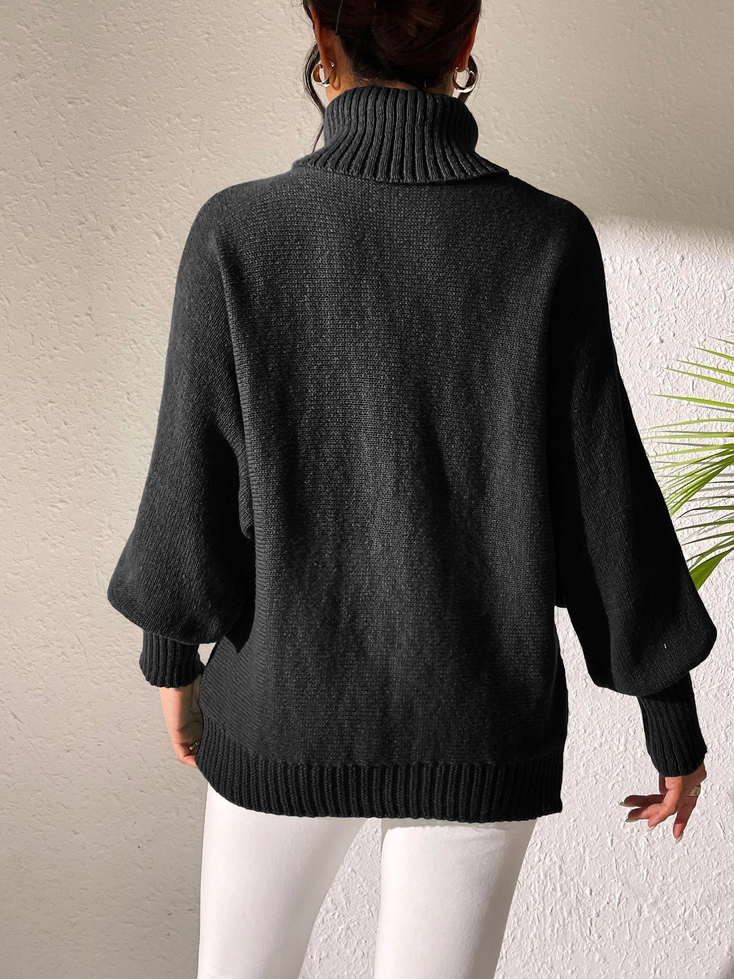 Feyre Sweater | Cozy Turtleneck Long Sleeve Sweater