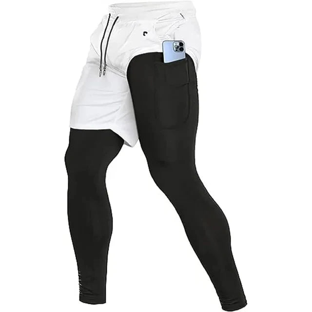 Rhydian Sports Shorts | 2-in-1 Compression Sports Shorts with Pockets