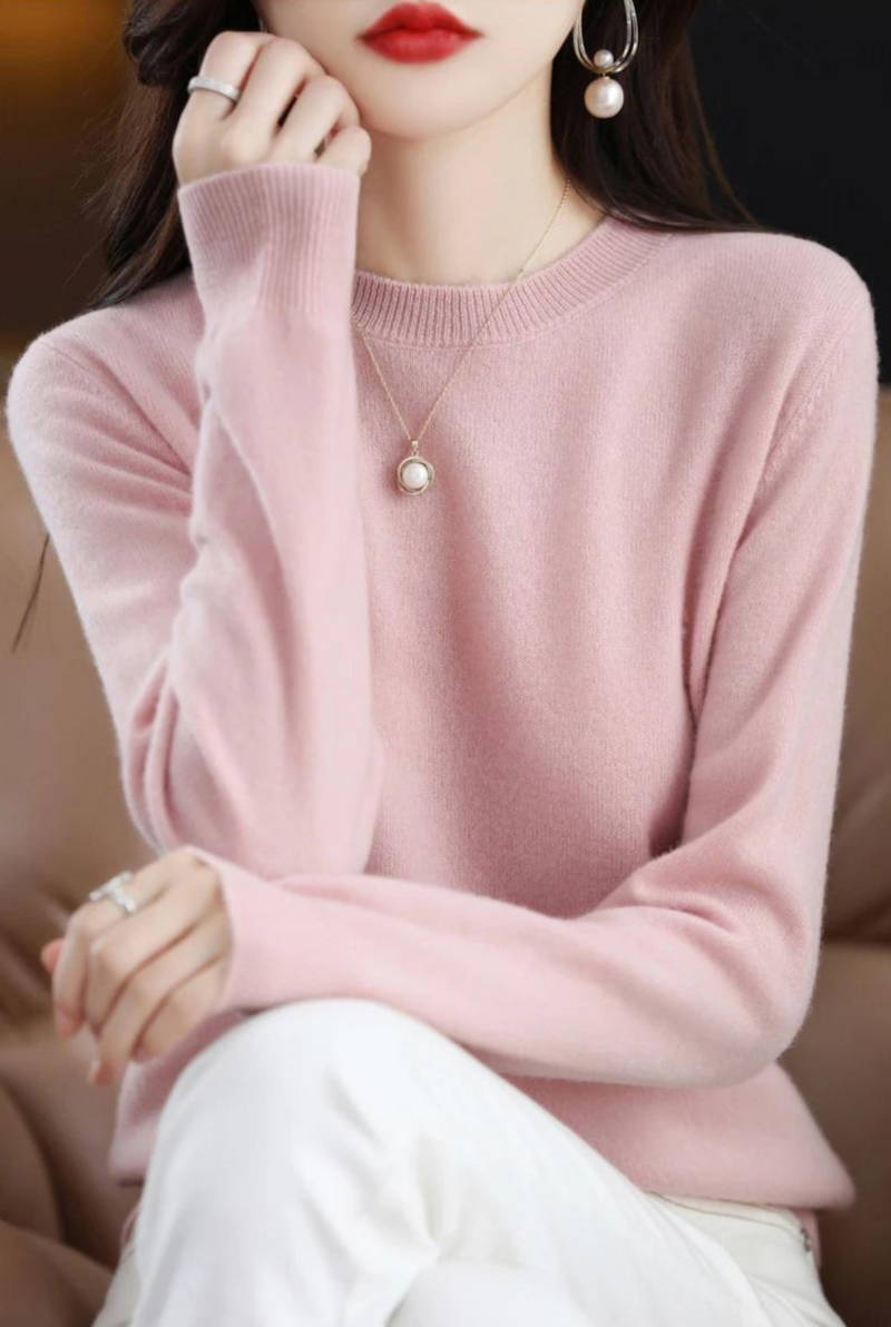 Indy Sweater | Stylish Soft Long-Sleeve Knit Sweater