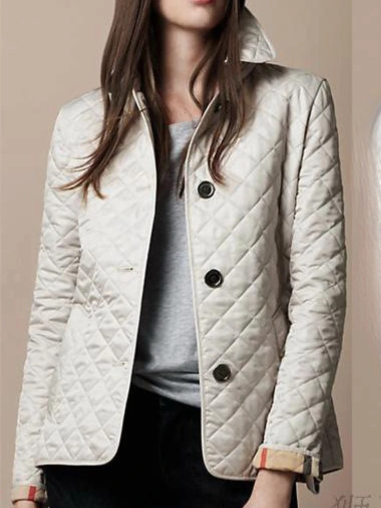 Padma Jacket | Women's Autumn Casual Quilted Jacket with Turned-Down Collar