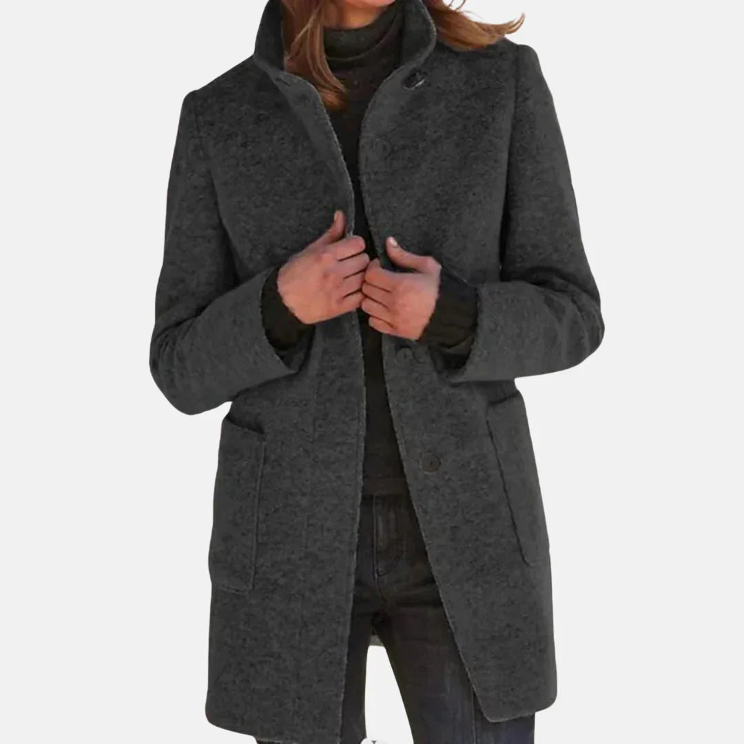 Remi Coat | Women’s Autumn Vintage Wool-Blend Tweed Coat