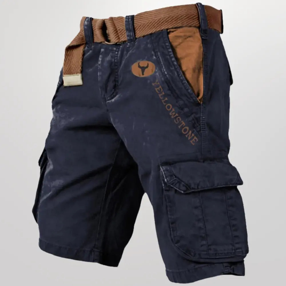 Fenella Shorts | Men’s Vintage Cargo Shorts with Utility Pockets and Relaxed Summer Fit