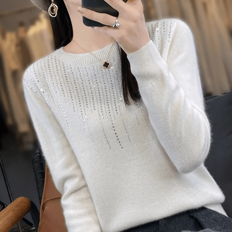 Jelani Sweater | Soft Knit Sweater with Sparkling Detail