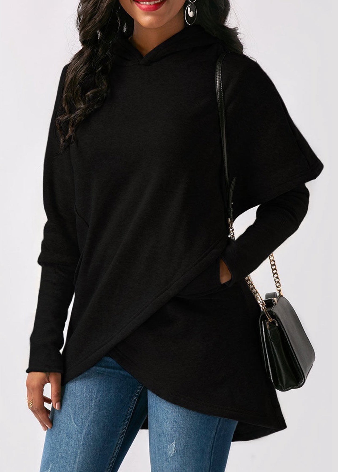 Sabine Hoodie | Women’s Autumn Trendy Asymmetric Hoodie