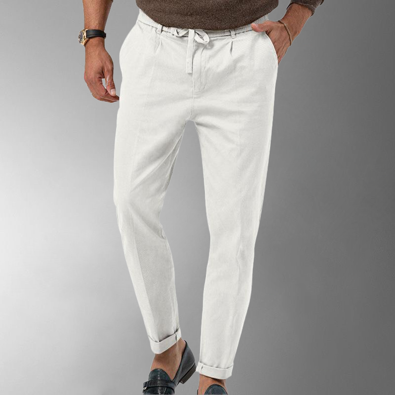 Grover Trousers | Men's Lightweight Linen Comfort Pants