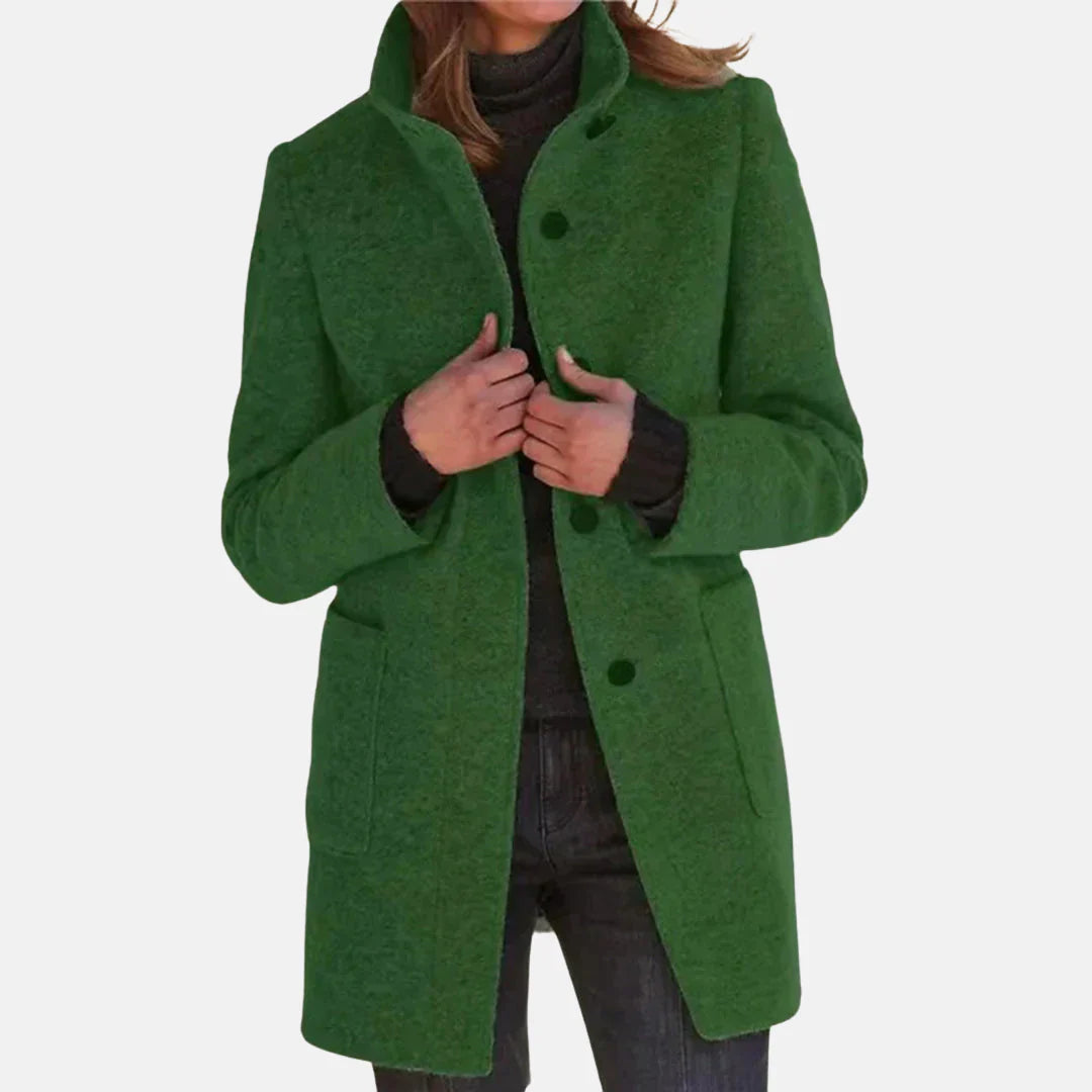 Remi Coat | Women’s Autumn Vintage Wool-Blend Tweed Coat