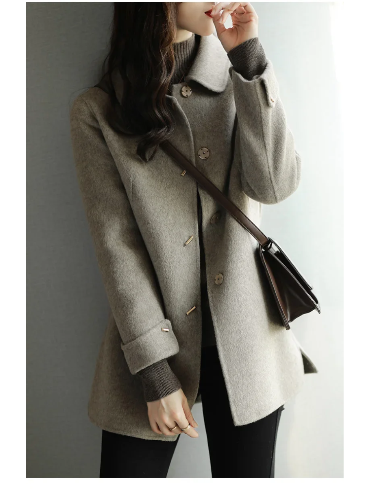 Farah Coat | Elegant Tailored Wool Trench Coat