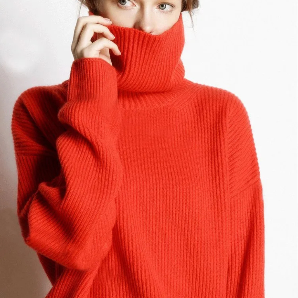 Reanna Jumper | Women’s Autumn Oversized Polo Collar Jumper