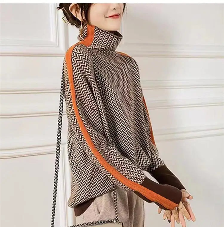 Leslie Sweater | Women's Knit Turtleneck Sweater