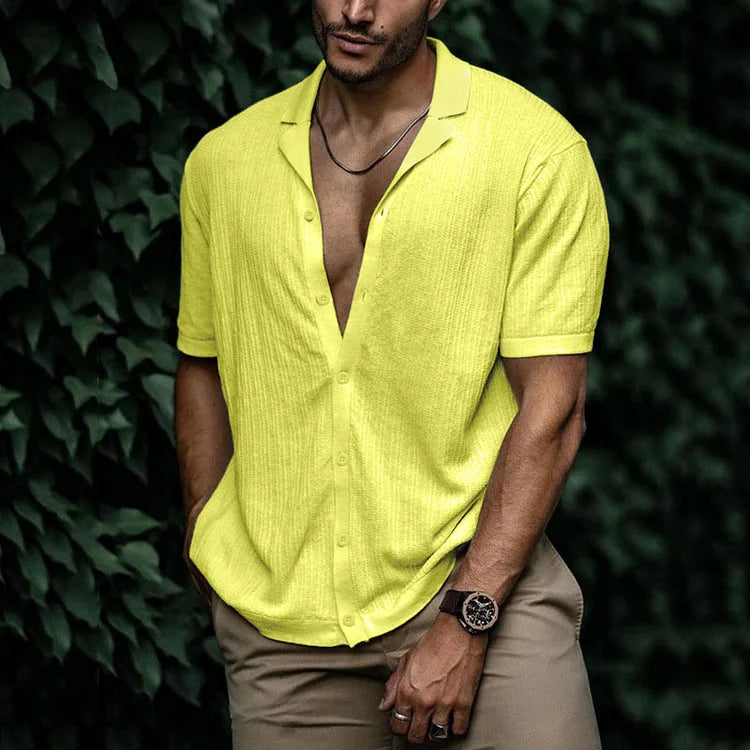 Valensio Linen Shirt | Classic Button-Down Summer Shirt for Men