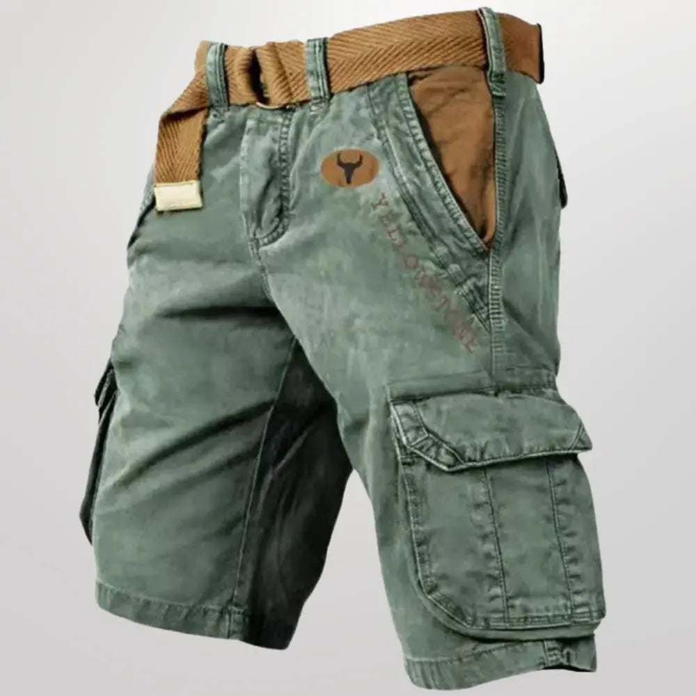 Fenella Shorts | Men’s Vintage Cargo Shorts with Utility Pockets and Relaxed Summer Fit