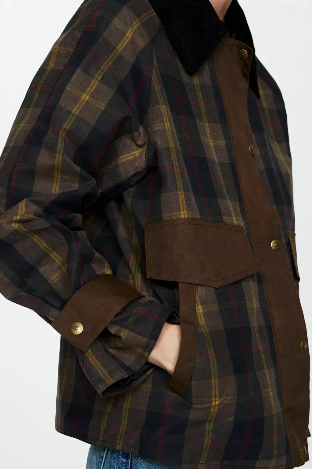 Idalia Jacket | Women's Plaid Waxed Jacket