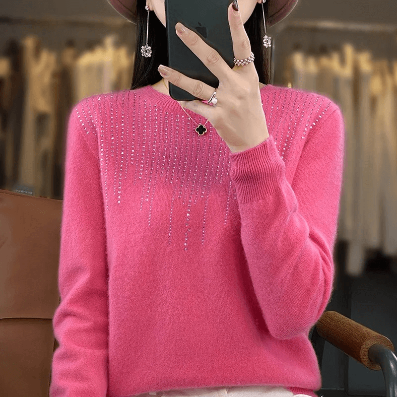 Jelani Sweater | Soft Knit Sweater with Sparkling Detail