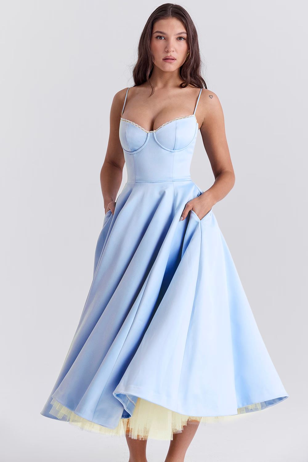 Kelsie Dress | Women's Elegant Satin Party Dress