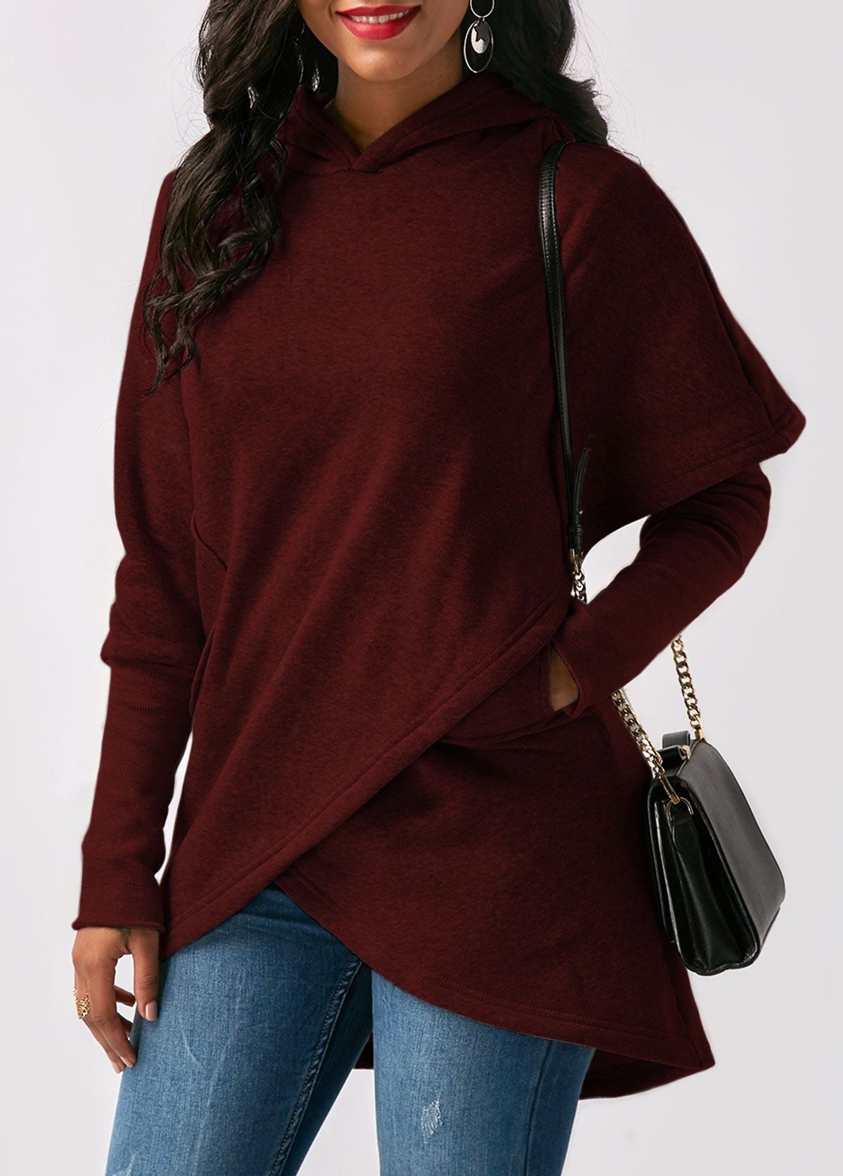 Sabine Hoodie | Women’s Autumn Trendy Asymmetric Hoodie