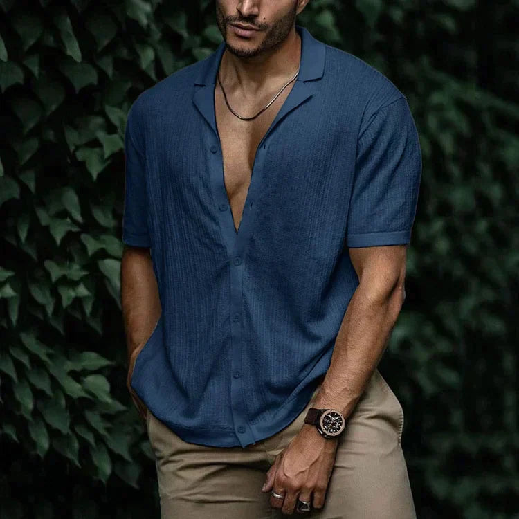 Valensio Linen Shirt | Classic Button-Down Summer Shirt for Men