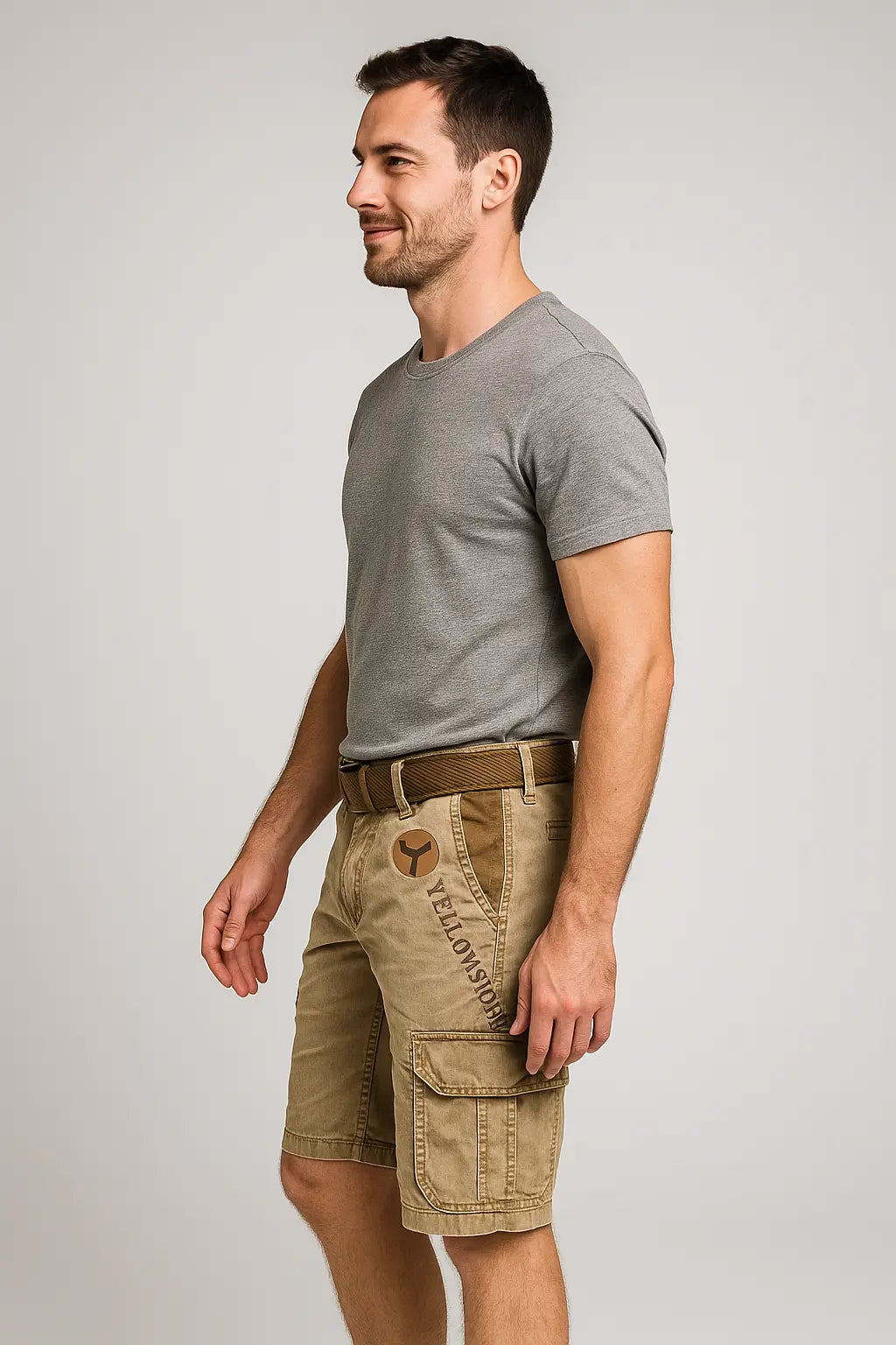 Fenella Shorts | Men’s Vintage Cargo Shorts with Utility Pockets and Relaxed Summer Fit
