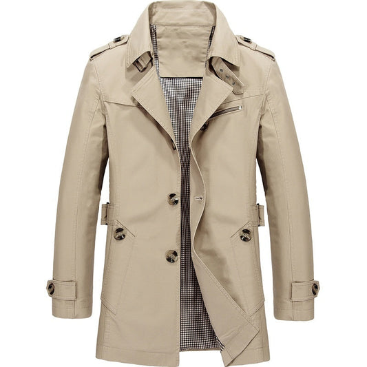 Andrew Coat | Men's Classic Double-Breasted Trench Coat