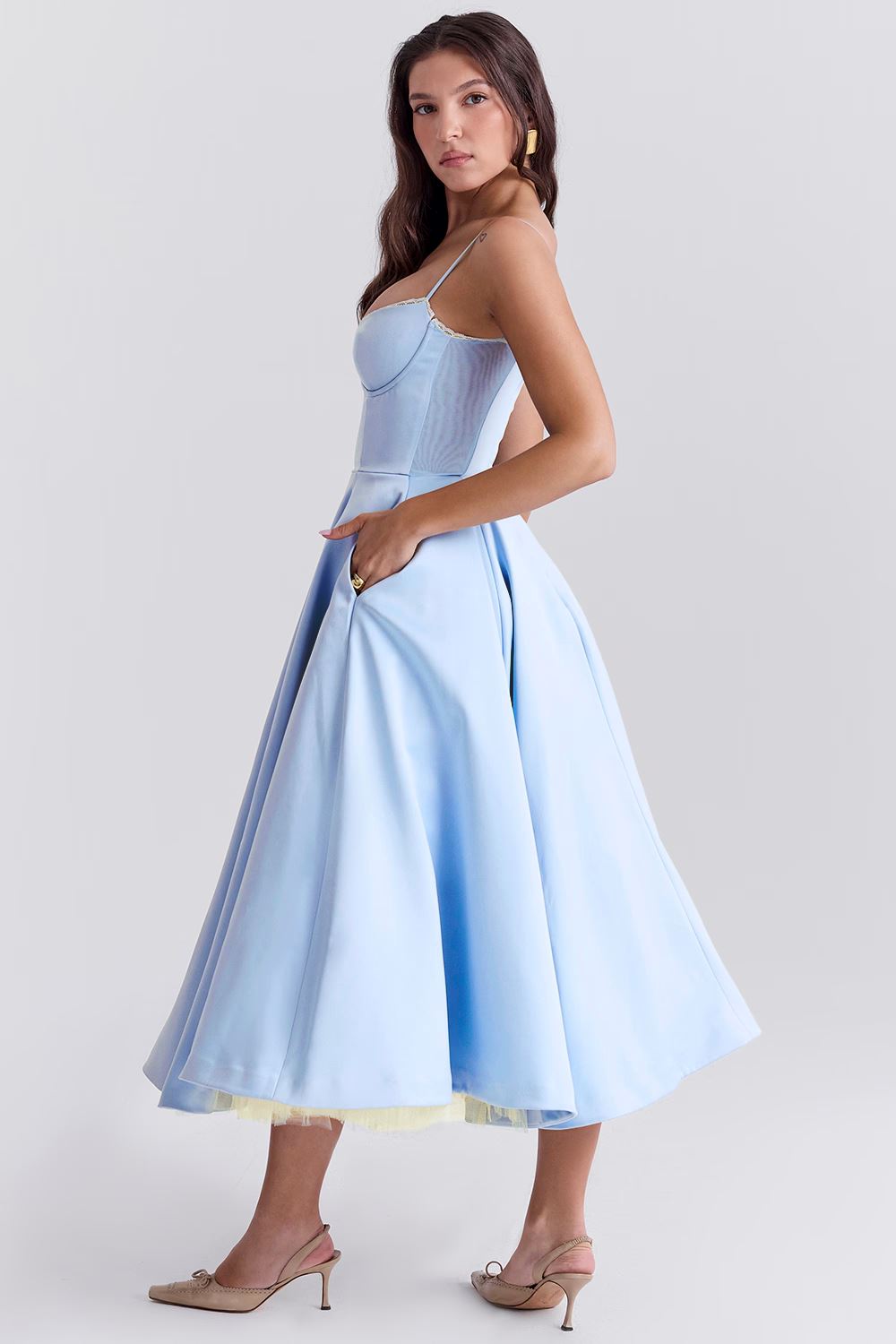 Kelsie Dress | Women's Elegant Satin Party Dress