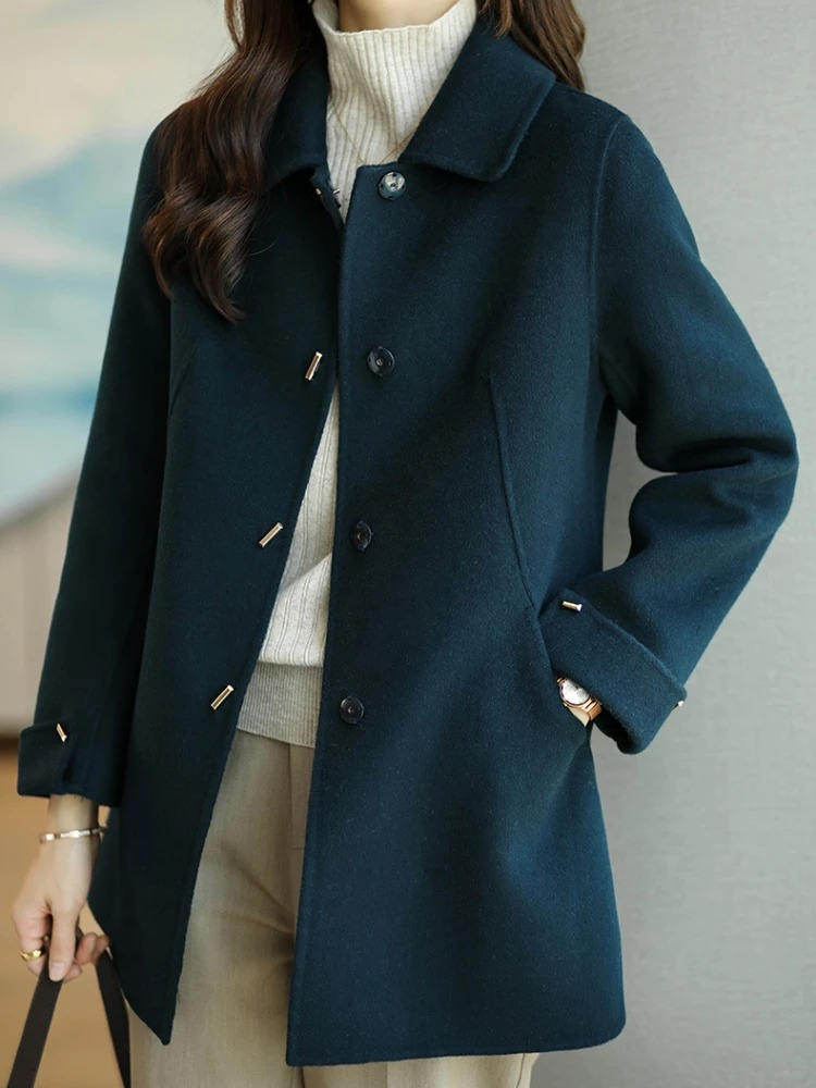 Farah Coat | Elegant Tailored Wool Trench Coat