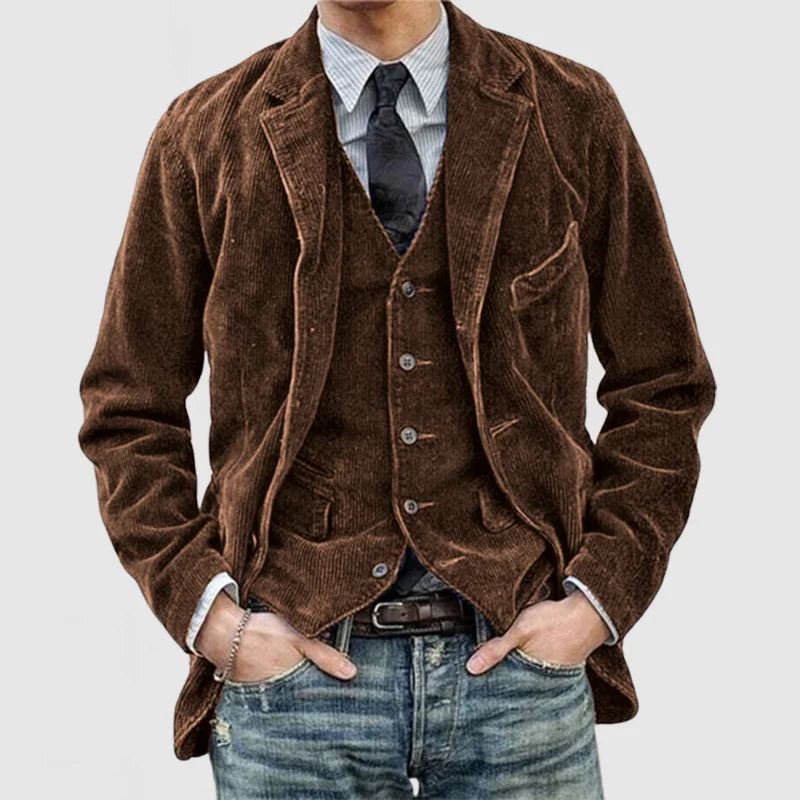 Henry Jacket | Men's Vintage Corduroy Lapel Jacket