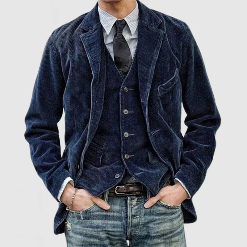 Henry Jacket | Men's Vintage Corduroy Lapel Jacket