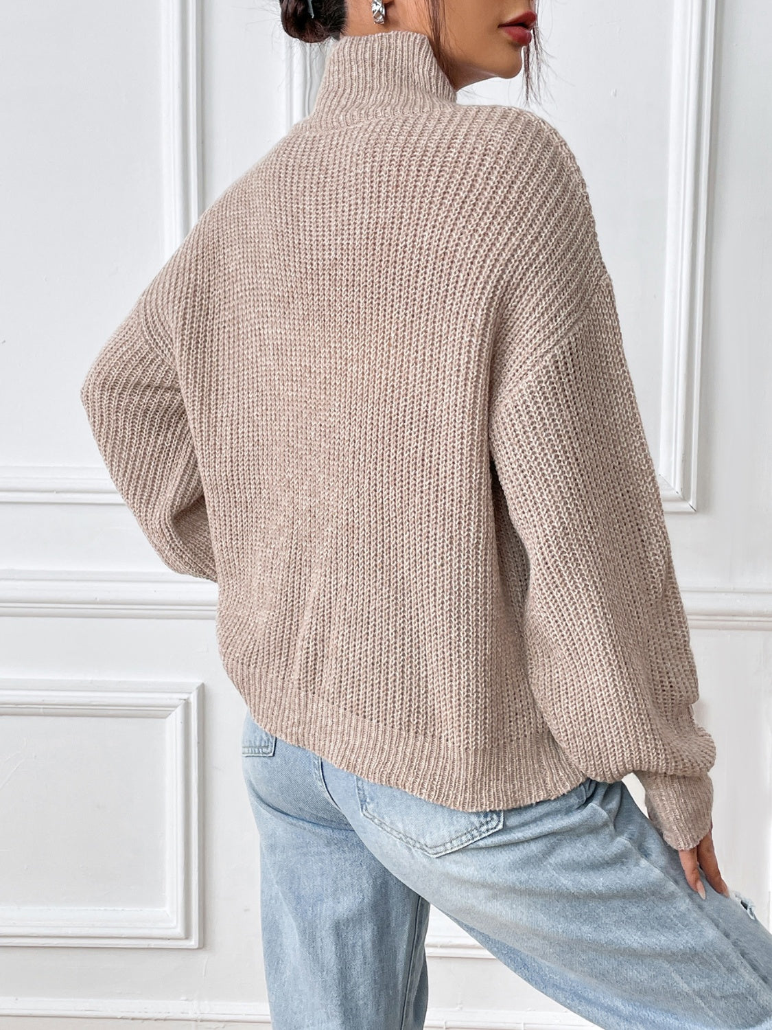 Flo Sweater | Cozy Turtleneck Long Sleeve Sweater