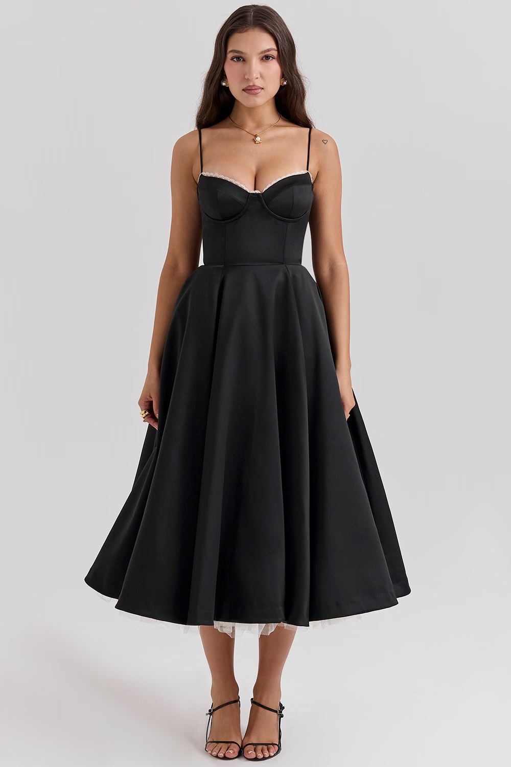 Kelsie Dress | Women's Elegant Satin Party Dress