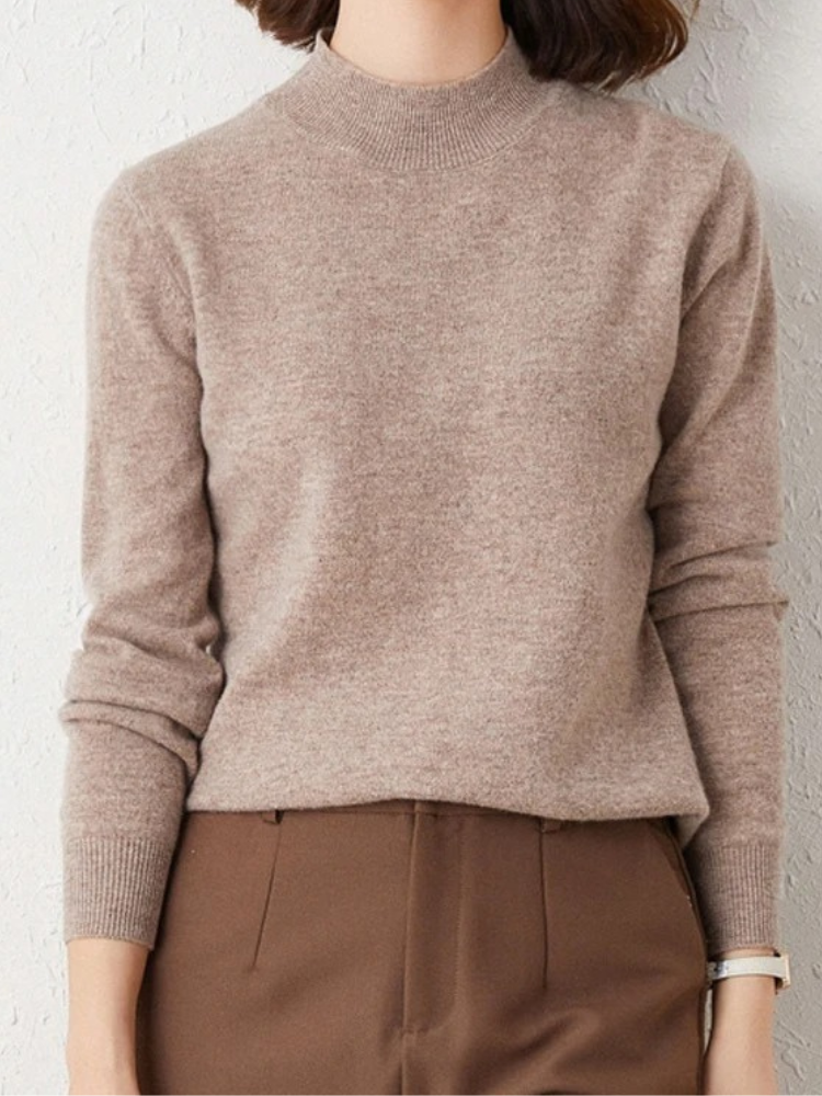 Henley Sweater | Lightweight Turtleneck Sweater