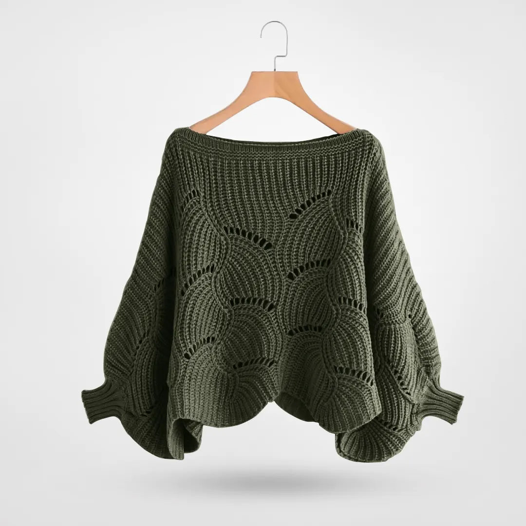 Francesca Sweater | Cozy Knit Batwing Sweater