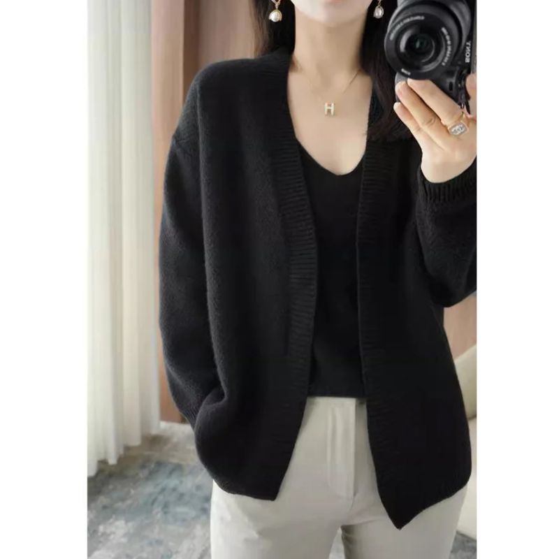 Helena Cardigan | Lightweight Wool Knitted Cardigan