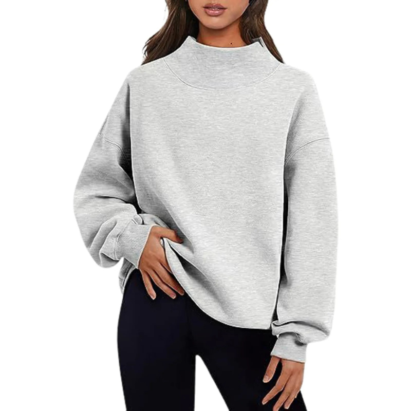 Francene Sweater | Basic Loose-Fit Long-Sleeve Sweater